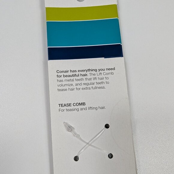 New Conair Volume & Fullness Lift & Tease Black Comb - Picture 3 of 6